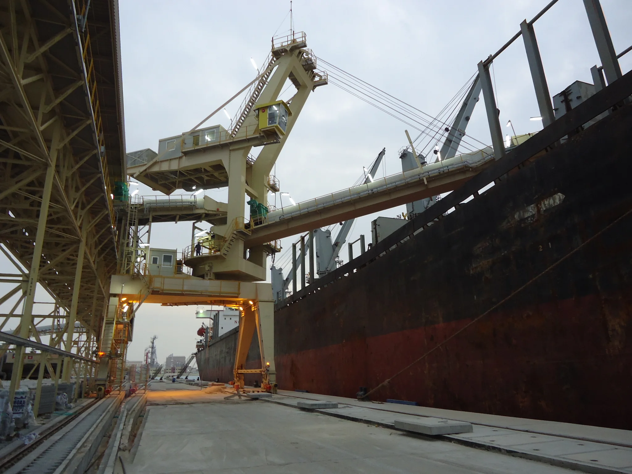 Industrial infrastructure close-up